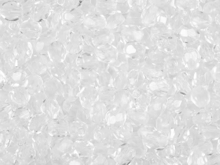 Czech Fire-Polish Bead 4mm Crystal (50pc Strand) by Starman