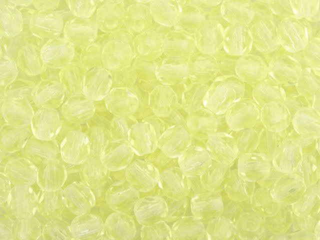 Czech Fire-Polish Bead 4mm Jonquil (50pc strand) by Starman