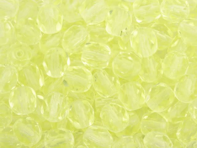 Czech Fire-Polish Bead 6mm Jonquil (25pc Strand) by Starman