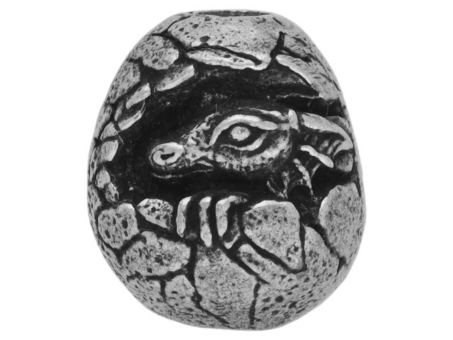 Green Girl Studios Pewter Baby Dragon Bead