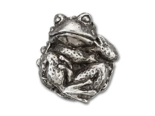 Green Girl Studios Pewter Toady Bead