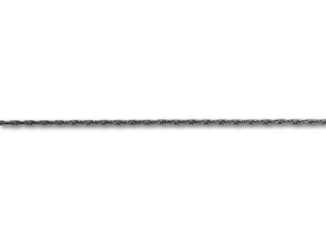 Gunmetal-Plated .75mm Beading Chain by the Foot