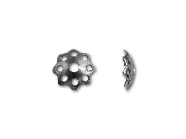 Gunmetal-Plated Medium Bead Cap