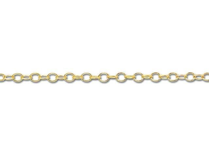 Gold-Filled 14K/20 1318 Cable Chain by the Foot