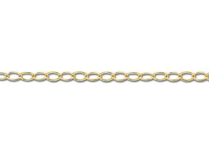 Gold-Filled 14K/20 1512 Cable Chain by the Foot