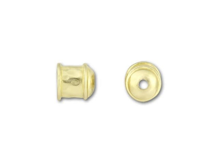 JBB 6mm Brass Hammered End Cap