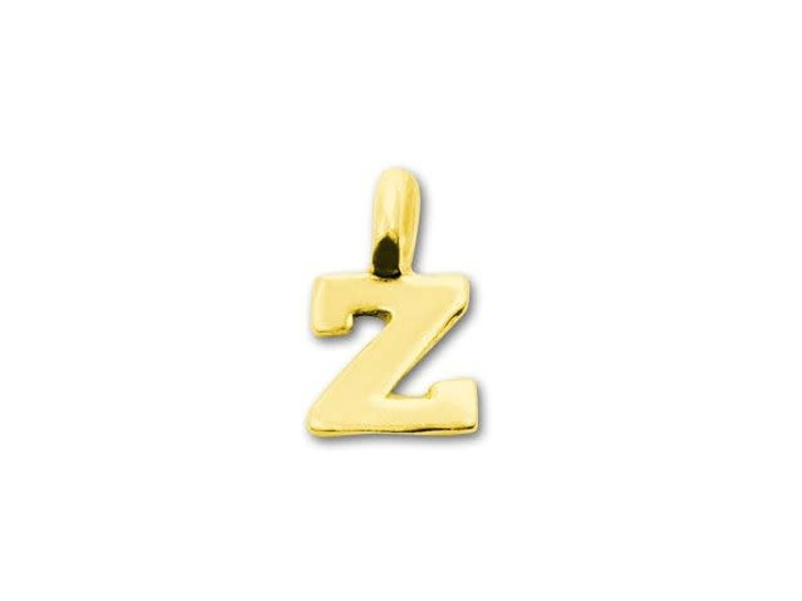 JBB Gold Vermeil Alphabet Charms - Z