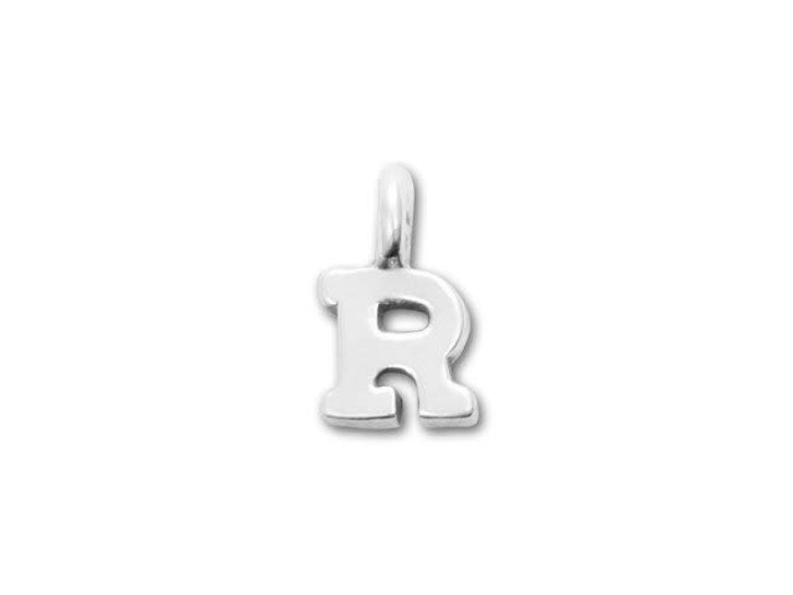 JBB Sterling Silver Alphabet Charms - R