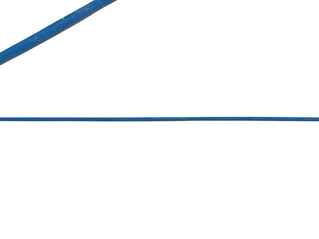 Leather Cord USA .5mm Blue Round Leather - by the Foot