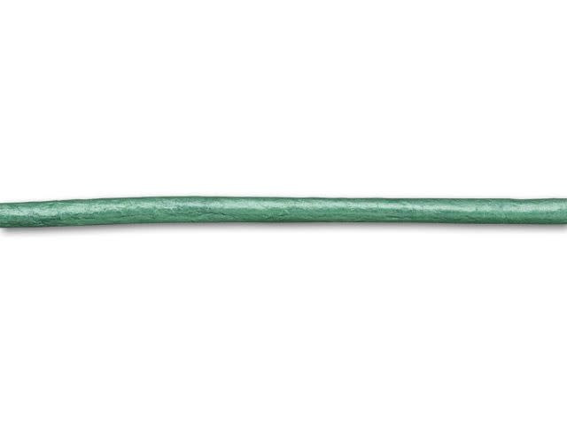 Leather Cord USA 1.5mm Metallic Truly Teal Round Leather - by the Foot