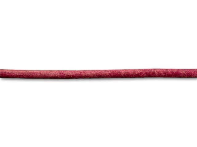 Leather Cord USA 1.5mm Natural Cyclamen Round Leather - by the Foot