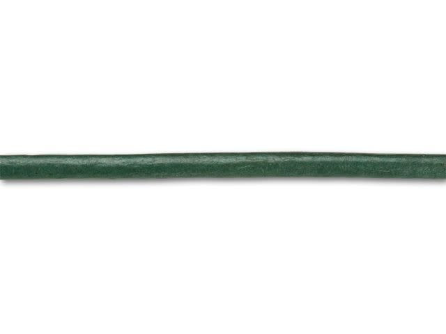 Leather Cord USA 2mm Metallic Ocean Green Round Leather - by the Foot