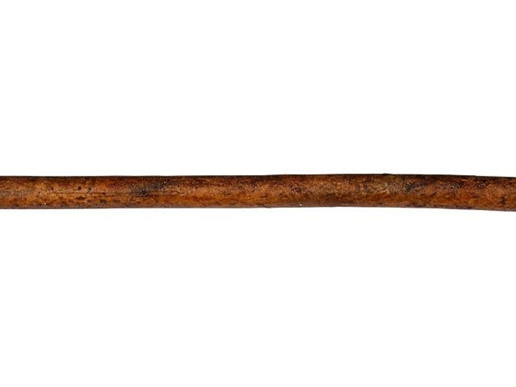 Leather Cord USA 3mm Natural Light Brown Round Leather - by the Foot