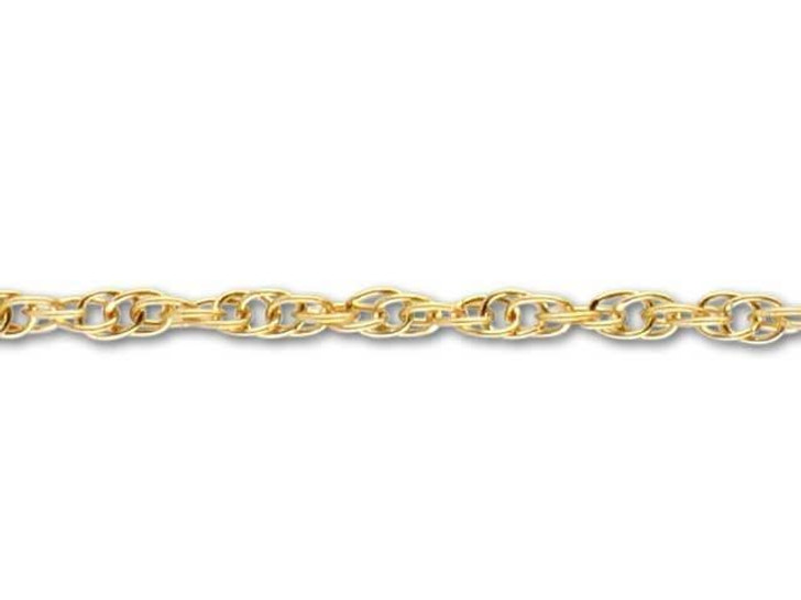 Gold-Filled 14K/20 9-R 1.0mm Rope Chain by the Foot
