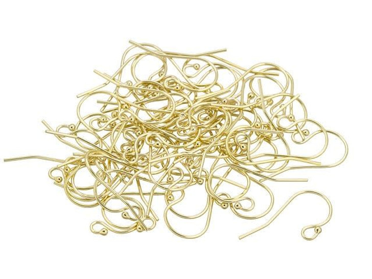 Artbeads Gold-Filled 14K/20 Ball-End Earwire, Pro Pack (30 Pairs)