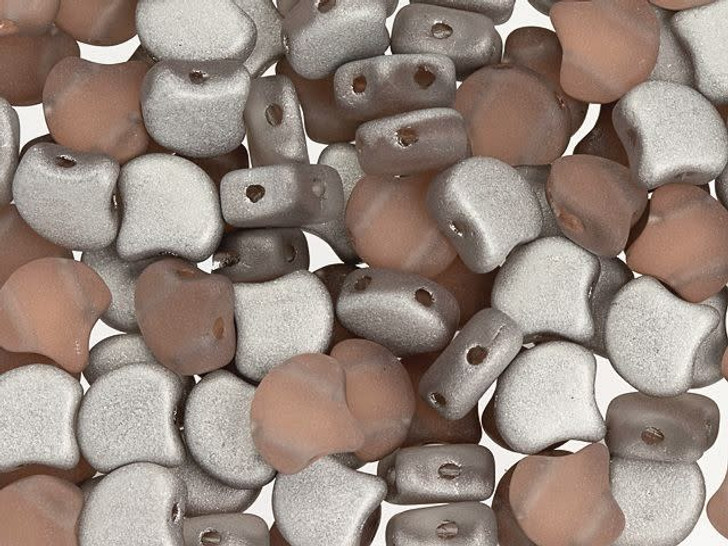 Matubo 2-Hole Backlit Matte Sesame Seed Ginkgo Leaf Bead 2.5-Inch Tube Matubo 2-Hole Backlit Matte Sesame Seed Ginkgo Leaf Bead 2.5-Inch Tube