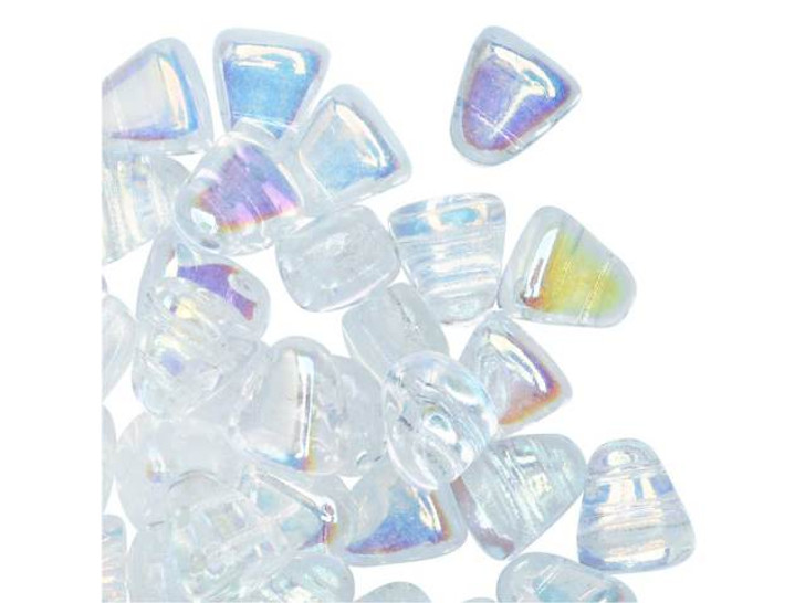 Matubo 6 x 5mm Crystal AB NIB-BIT Bead 2.5-Inch Tube