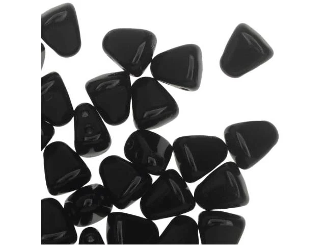 Matubo 6 x 5mm Jet Black NIB-BIT Bead 2.5-Inch Tube