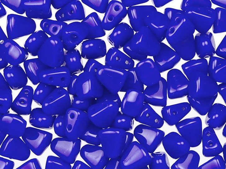 Matubo 6 x 5mm Opaque Blue NIB-BIT Bead 2.5-Inch Tube