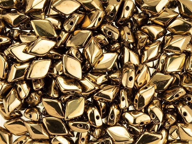 Matubo GemDuo 8 x 5mm Bronze Czech Glass 2-Hole Bead 2.5-Inch Tube