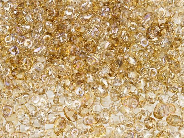 Matubo MiniDuo 2 x 4mm Crystal Twilight 2-Hole Seed Bead 2.5-Inch Tube