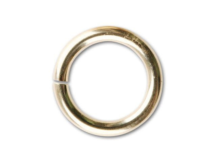 Gold-Filled 14K/20 Open Jump Ring 9.0mm x .050 inches Gold-Filled 14K/20 Open Jump Ring 9.0mm x .050 inches