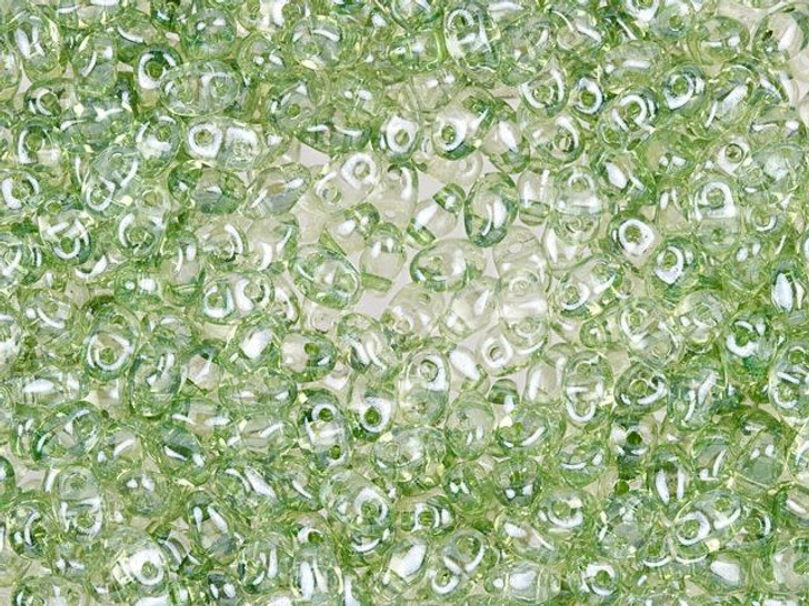 Matubo MiniDuo 2x4mm Prairie Green Luster 2-Hole Seed Bead, 2.5-Inch Tube Matubo MiniDuo 2x4mm Prairie Green Luster 2-Hole Seed Bead, 2.5-Inch Tube