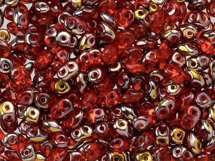 Matubo SuperDuo 2 x 5mm Apollo Hyacinth 2-Hole Seed Bead 2.5-Inch Tube