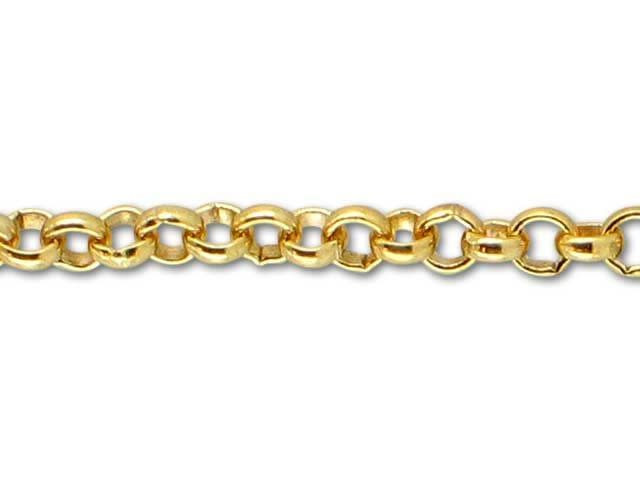 GoldFilled 14K/20 2.25mm Rollo Chain by the Foot