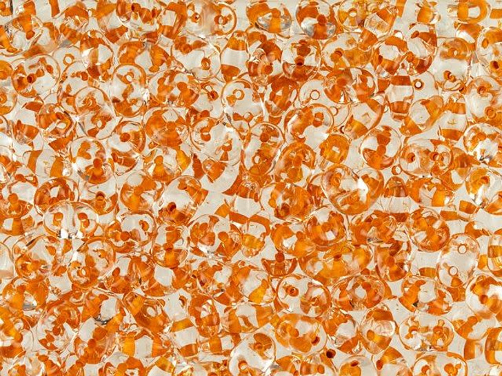 Matubo SuperDuo 2 x 5mm Dark Topaz-Lined Crystal 2-Hole Seed Bead 2.5-Inch Tube Matubo SuperDuo 2 x 5mm Dark Topaz-Lined Crystal 2-Hole Seed Bead 2.5-Inch Tube