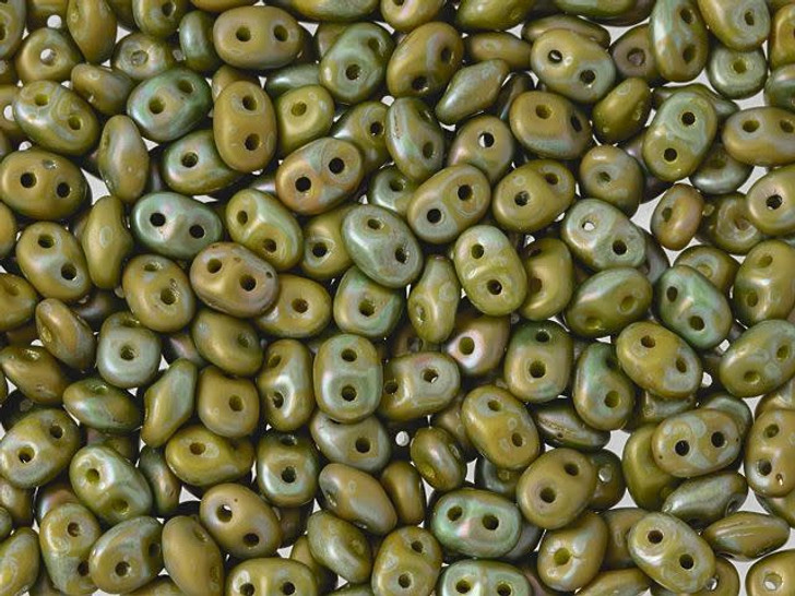 Matubo SuperDuo 2 x 5mm Opaque Yellow Matte Nebula 2-Hole Seed Bead 2.5-Inch Tube Matubo SuperDuo 2 x 5mm Opaque Yellow Matte Nebula 2-Hole Seed Bead 2.5-Inch Tube