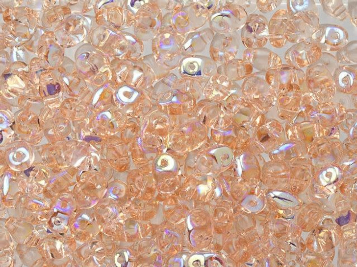 Matubo SuperDuo 2 x 5mm Rosaline AB 2-Hole Seed Bead 2.5-Inch Tube Matubo SuperDuo 2 x 5mm Rosaline AB 2-Hole Seed Bead 2.5-Inch Tube