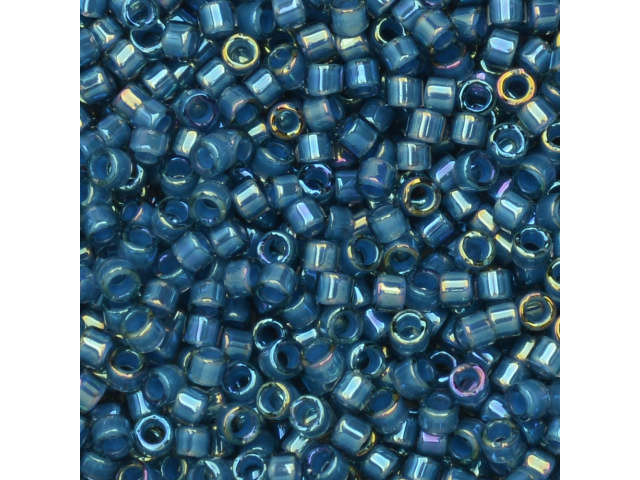 Miyuki 11/0 Fancy-Lined Montana Delica Seed Beads, 2.5-Inch Tube