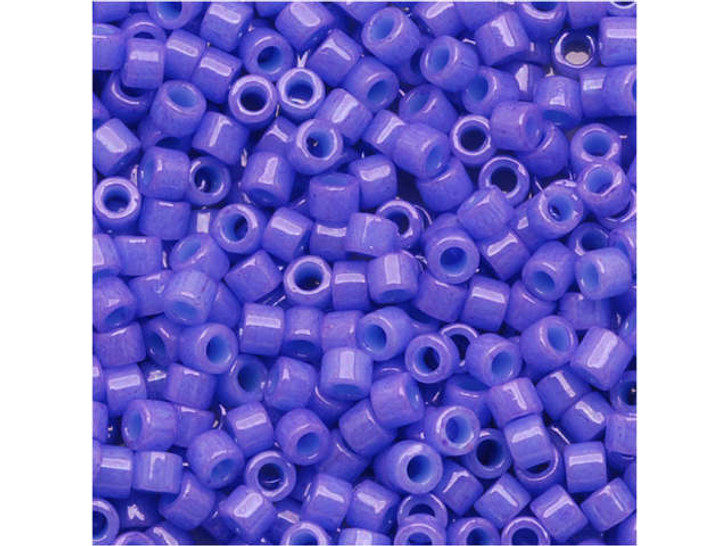 Miyuki 11/0 Opaque Blue-Purple Delica Seed Bead 2.5-Inch Tube