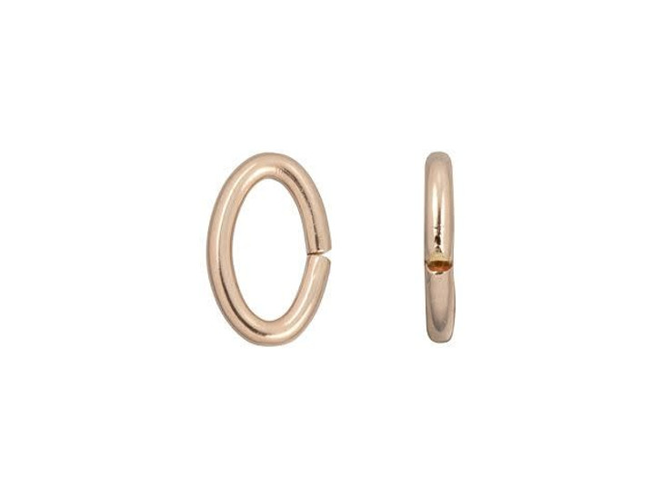 Rose Gold-Filled 14K/20 22 Gauge Oval Jump Ring