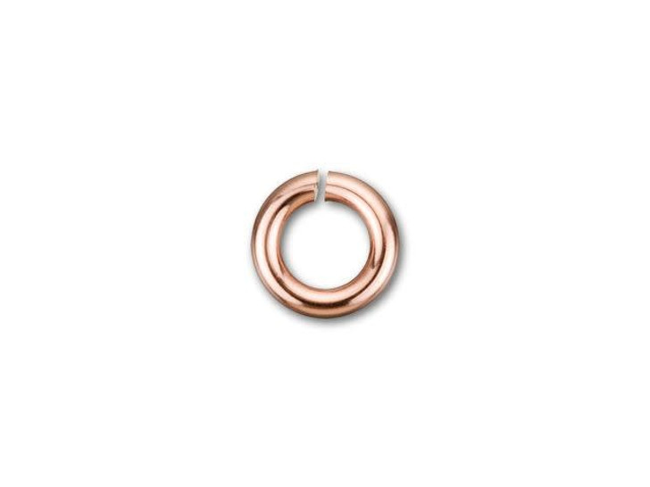 Rose Gold-Filled 14K/20 3mm Open Jump Ring 22 Gauge
