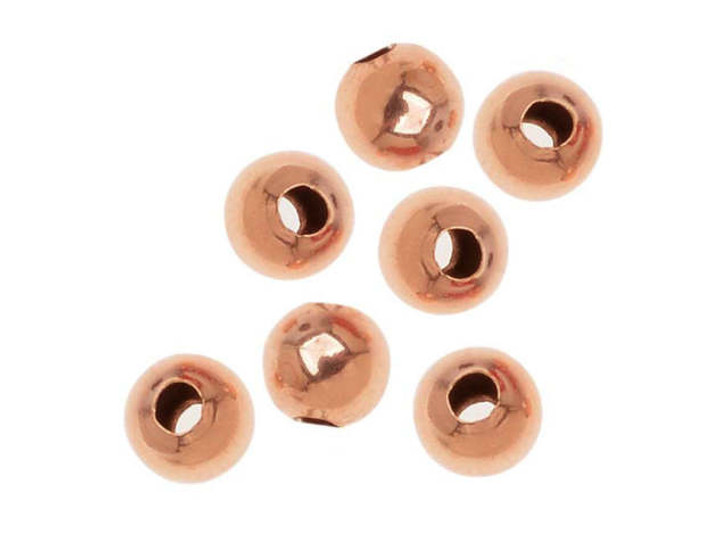 Rose Gold-Filled 14K/20 3mm Seamless Round Bead