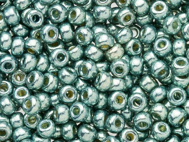 miyuki38 Miyuki 8/0 Round Seed Beads - Duracoat Galvanized Dark Seafoam