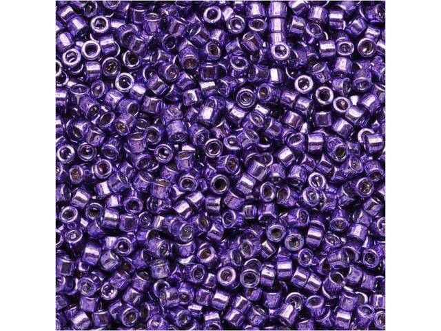 Miyuki 11/0 Galvanized Grape Soda Pop Delica Seed Beads 2.5-Inch Tube