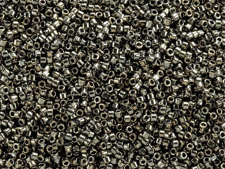 Miyuki Delica 11/0 DB0010 Black Round Beads