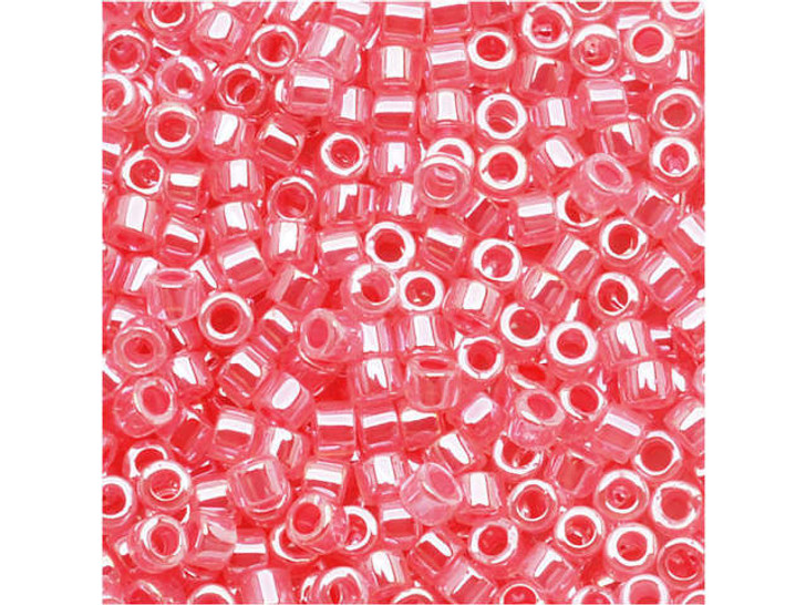 Miyuki 11/0 Opaque Pearl Watermelon Delica Seed Beads 2.5-Inch Tube