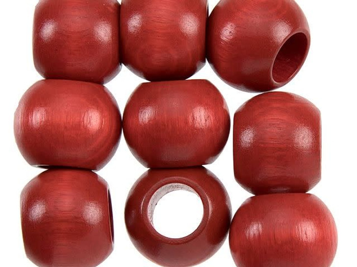 round wood beads