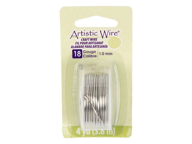 18Gauge Stainless Steel Artistic Wire, 4Yard Spool