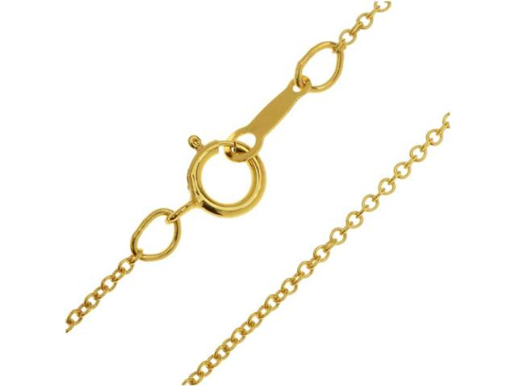 18-Inch 1132 Gold-Filled Cable Chain Necklace