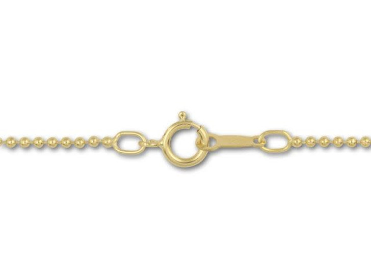 18-Inch Gold-Filled 1.2mm Ball Chain 