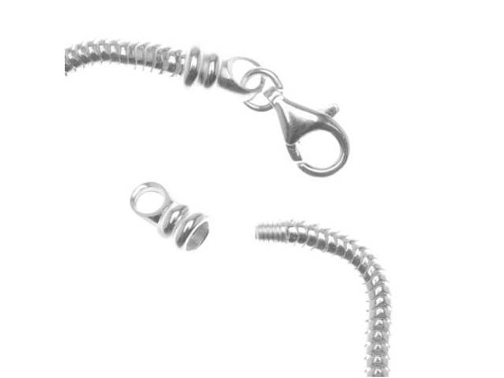 Choose Your Clasp Sterling Silver 1.2mm Cable Chain Necklace