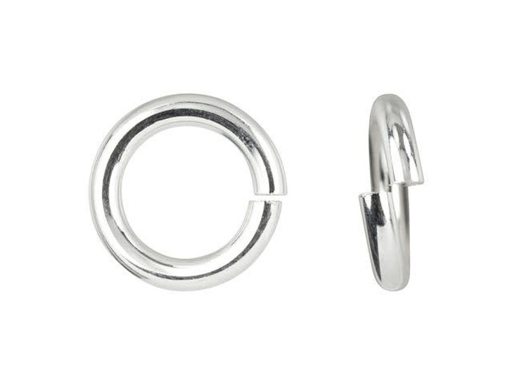 Sterling Silver 20 Gauge 4mm Precision Cut Open Jump Ring