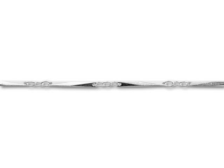 Silver-Plated Twist Link Chain by the Foot Silver-Plated Twist Link Chain by the Foot