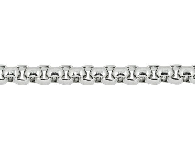 Stainless Steel 3mm Box Rolo Chain by 