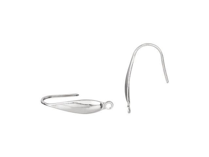 Stainless Steel Teardrop Earwire (1 Pair)